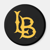 Long Beach State Logo Magneet (Voorkant)