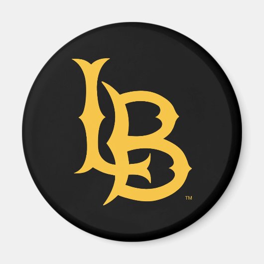 Long Beach State Logo Magneet (Voorkant)