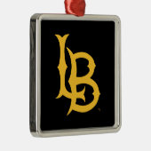 Long Beach State Logo Metalen Ornament (Rechts)
