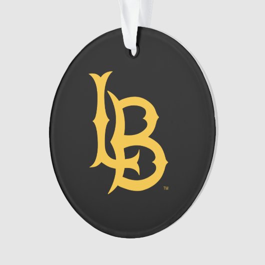 Long Beach State Logo Ornament (voorkant)