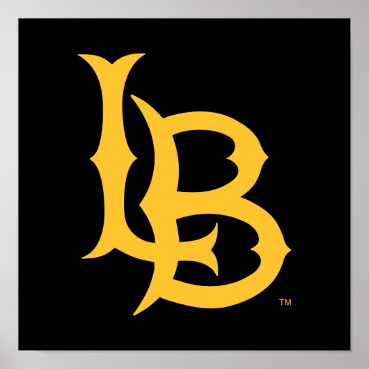 Long Beach State Logo Poster (Voorkant)