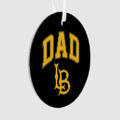Long Beach State papa Ornament (voorkant)