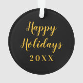 Long Beach State papa Ornament (achterkant)