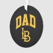 Long Beach State papa Ornament (voorkant)