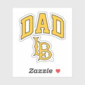 Long Beach State papa Sticker (Vel)