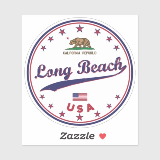 Long Beach Sticker (Vel)