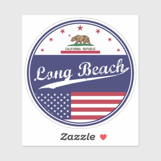Long Beach Sticker (Vel)