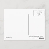 Long Beach Wa Wooden Walrus Briefkaart (Achterkant)