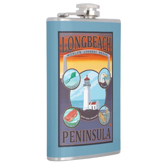 Long Beach, WashingtonTravel Heupfles (Rechts)