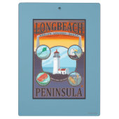 Long Beach, WashingtonTravel Klembord (Achterkant)