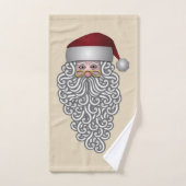 Long Beard Père Noël (Serviette à main)