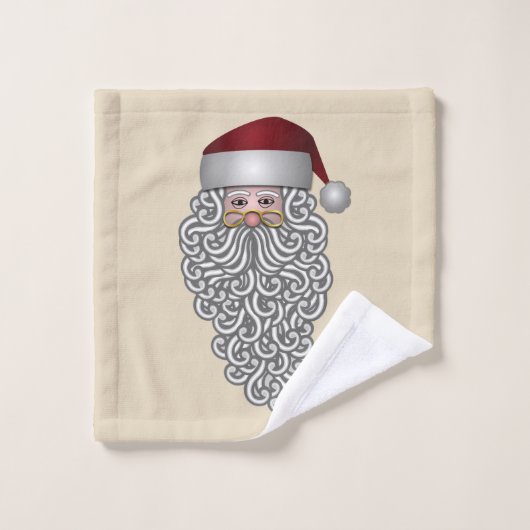 Long Beard Père Noël (Gant de toilette)