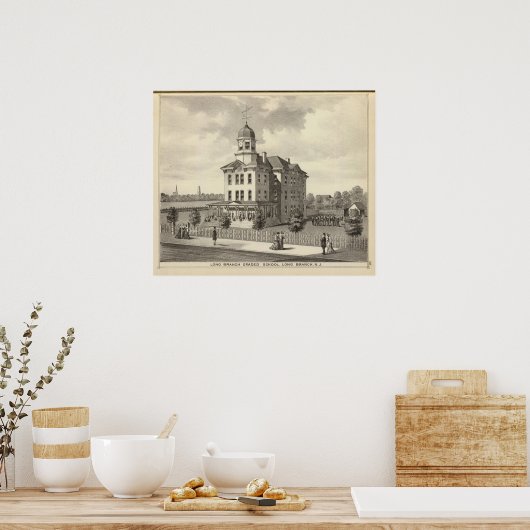 Long Branch Graded School, Long Branch, NJ Poster (Keuken)