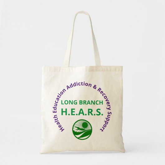 Long Branch HEARS Canvas tas (Voorkant)
