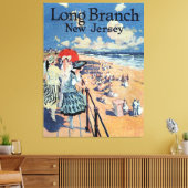 Long Branch, New Jersey 1917 Canvas Print (Insitu (Woonkamer))