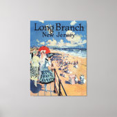 Long Branch, New Jersey 1917 Impression sur toile (Recto)