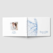 Long Branch New Jersey Kaart Elegante bruiloft Gastenboek (Volledig)