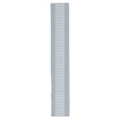 Long Charme élégant : chemin de table gris et blanc (Devant)