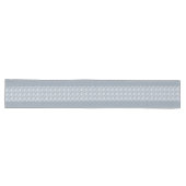 Long Charme élégant : chemin de table gris et blanc (Horizontal)
