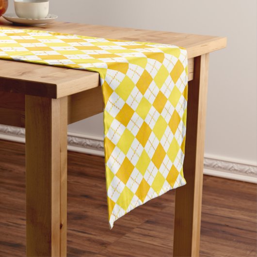 Long Chemin de table à motif carreaux (In Situ)