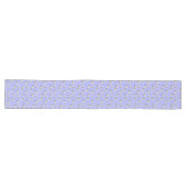 Long Chemin de table bleu des Pomeranians (Horizontal)