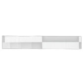 Long Chemin de table carré argent allongé (Horizontal)