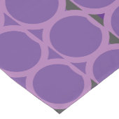 Long Chemin de table Cercles Violets (Coin)