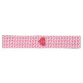 Long Chemin de table Cœurs Rouges Classiques Cadeau d'A (Horizontal)