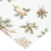 Long Chemin de table de Noël rustique (Coin)