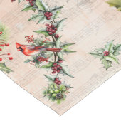 Long Chemin de table élégant Cardinal avec notes de mus (Coin)