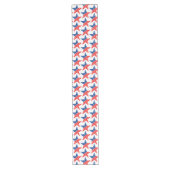 Long Chemin de table - Étoiles du 4 juillet pour petite (Devant)