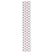 Long Chemin de table - Étoiles du 4 juillet pour petite (Devant)