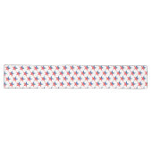 Long Chemin de table - Étoiles du 4 juillet pour petite (Horizontal)