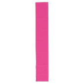 Long Chemin de table fuchsia rose chaud (Devant)