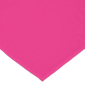 Long Chemin de table fuchsia rose chaud (Coin)