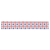 Long Chemin de table grande taille fleurs bleu violet r (Horizontal)