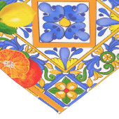 Long Chemin de table méditerranéen Vibran (Coin)