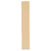 Long Chemin de table motif vitrail orange clair (Devant)