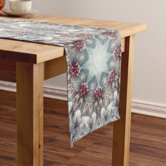 Long Chemin de table pour les vacances d'hiver (In Situ)