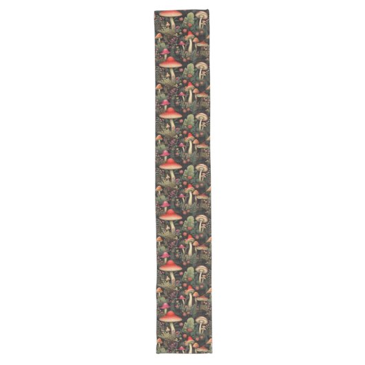 Long Chemin de table rustique charme forestier et champ (Devant)