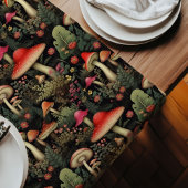 Long Chemin de table rustique charme forestier et champ