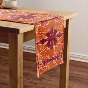 Long Chemin de table squelettes dansants vifs