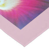 Long Chemin de table violet et blanc (Coin)