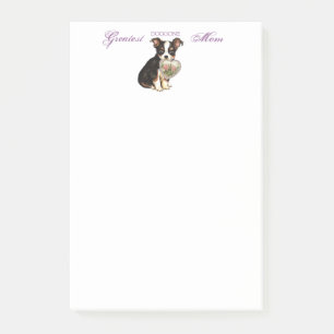 Long Coat Chihuahua Heart mama Post-it® Notes