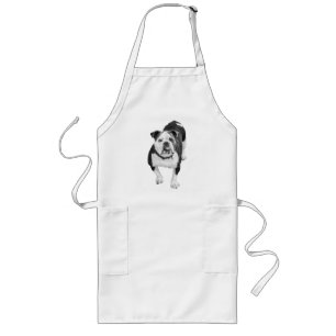 Long Compagnon de chef, tablier détail Bulldog
