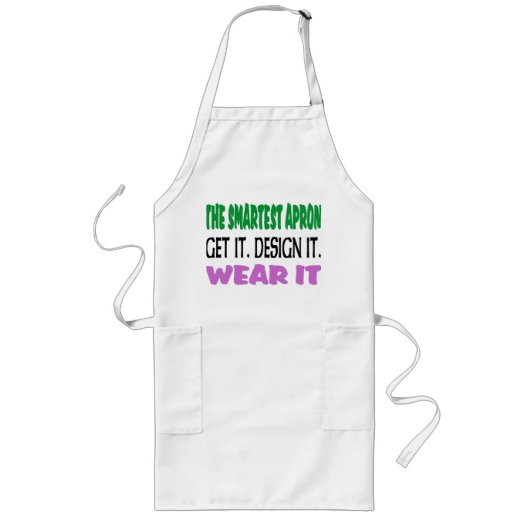 Long Concevez Votre Propre Tablier de BBQ (Devant)