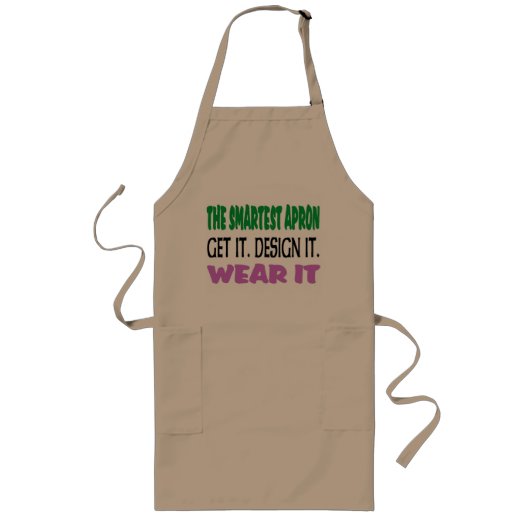Long Concevez votre propre tablier de BBQ (Devant)