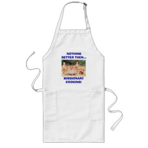 Long Cuisine de missionnaire de tablier de BQQ (long) -