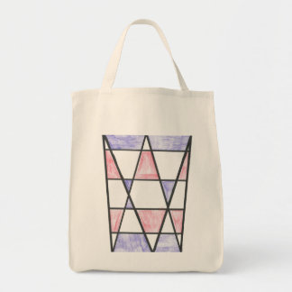 Long Diamond Motif Bag Tote Bag