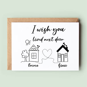 Long Distance Beste Vrienden Vriendschap Trendy Ka Kaart